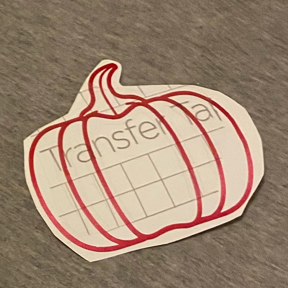 Pumpkin decal